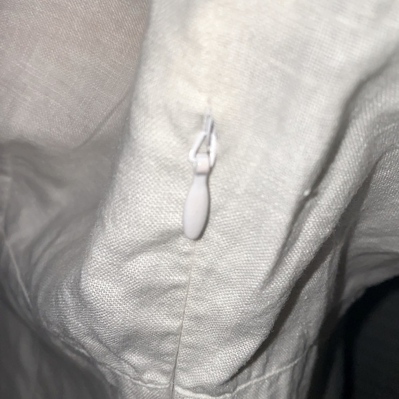 LOFT Cream V-Neck Blouse - Picture 7 of 7